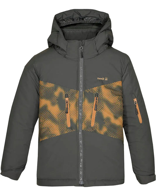 Kamik - Jared Ski Jkt 10K/5K Kids' - Coal/Bronze
