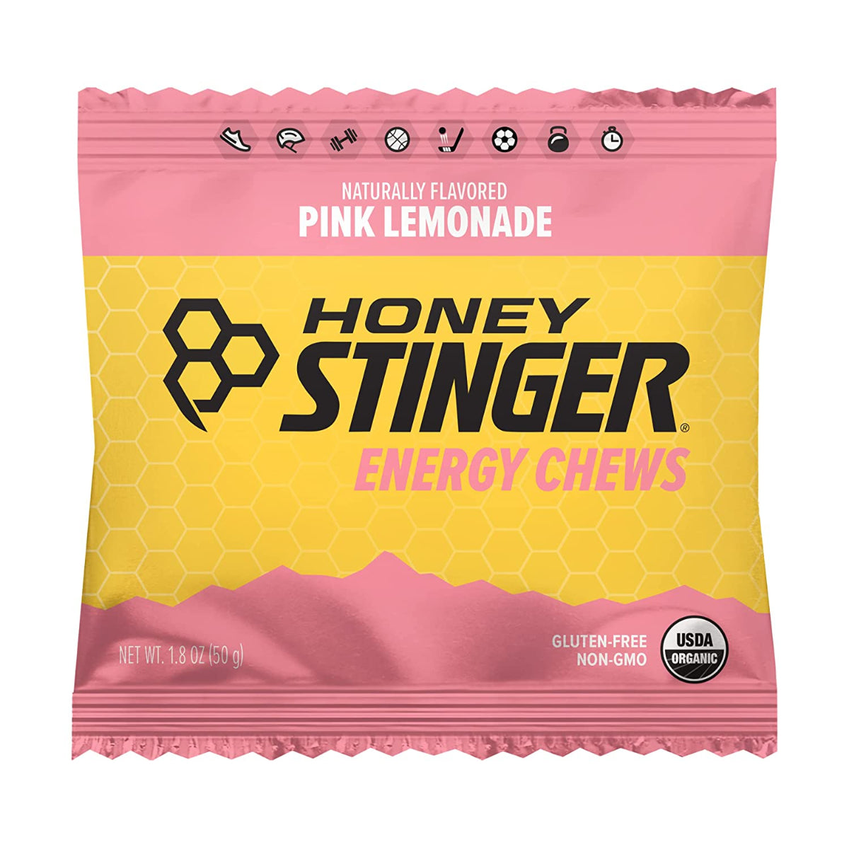 Honey Stinger - Organic Energy Chews - Pomegranate Passionfruit