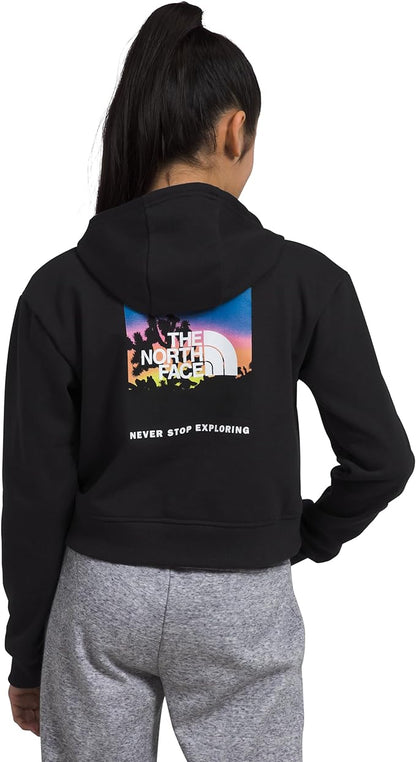 The North Face - Camp Fleece Pullover Hoodie - Girls' - Tnf Black