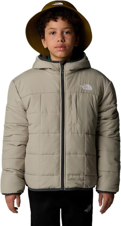 The North Face - Reversible Shasta Full Zip Hooded Jacket - Boys' - Tnf Black