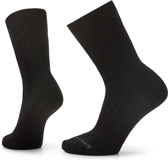 Smartwool - Everyday Cable Crew Socks - Black
