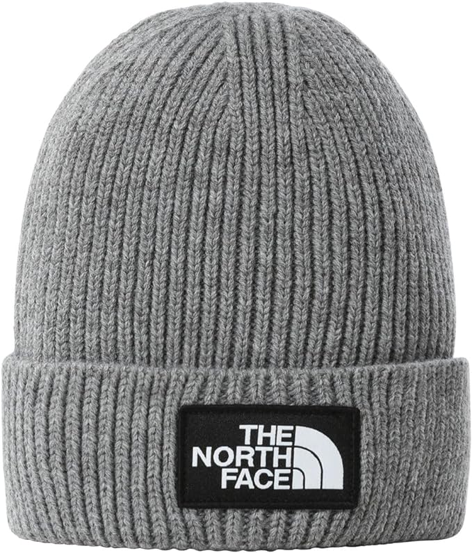 The North Face - TNF Logo Box Cuffed Beanie - Tnf Black