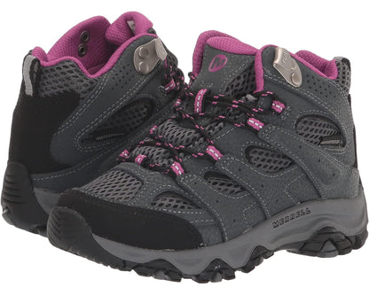 Merrell - Moab 3 Mid Waterproof - Big Kids - Granite/Berry