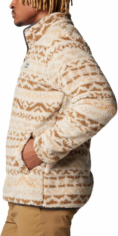 Columbia - Rugged Ridge Half Snap Fleece - Men's - Dark Stone, Delta Madras Multi