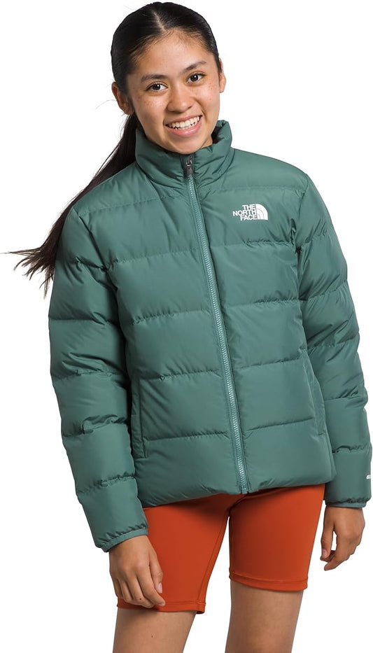 The North Face - Teen Reversible North Down Jacket - SM Dark Sage - Dark Sage