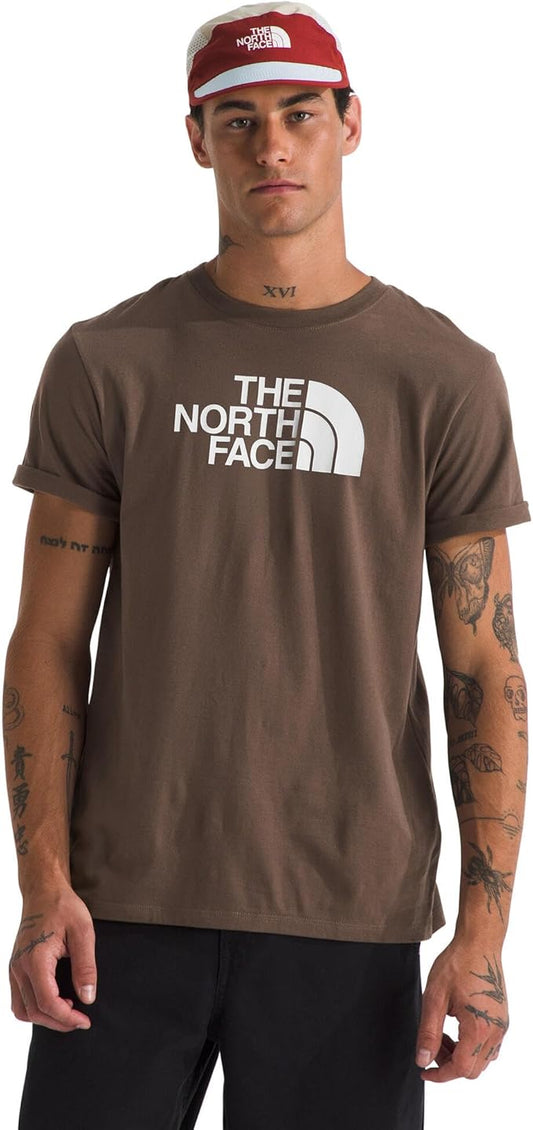 The North Face - Short Sleeve Core Half Dome Tee - Men's - Smokey Brown/TNF White