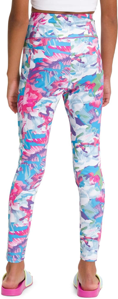 The North Face - Printed Never Stop Tight - Girls' - Slate Rose Dye Texture Small Print