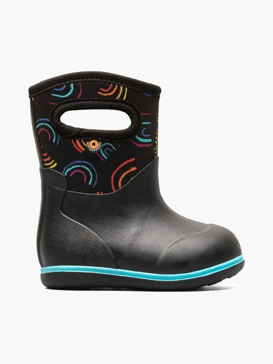 Bogs - Baby Classic Wild Rainbows - Kids - Black Multi