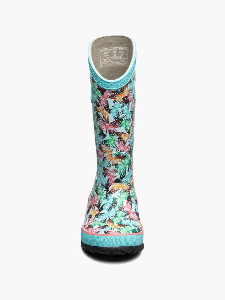 Bogs - Butterfly Camo Rainboot - Kids' - Skyblue Multi
