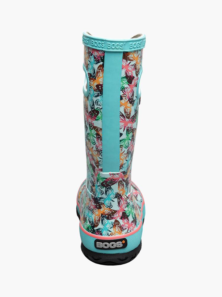 Bogs - Butterfly Camo Rainboot - Kids' - Skyblue Multi