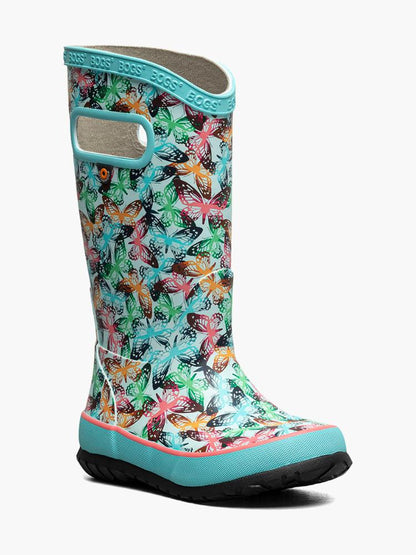 Bogs - Butterfly Camo Rainboot - Kids' - Skyblue Multi
