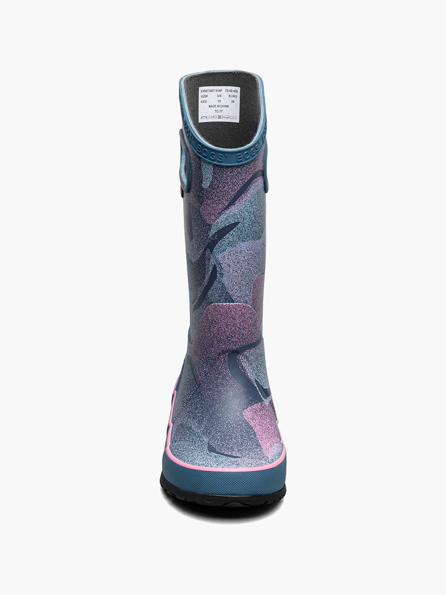 Bogs - Rainboot Abstract Shapes - Kids' - Indigo Mlt
