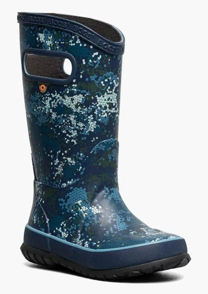 Bogs - Rainboot Micro Camo - Kids' - Blue Multi