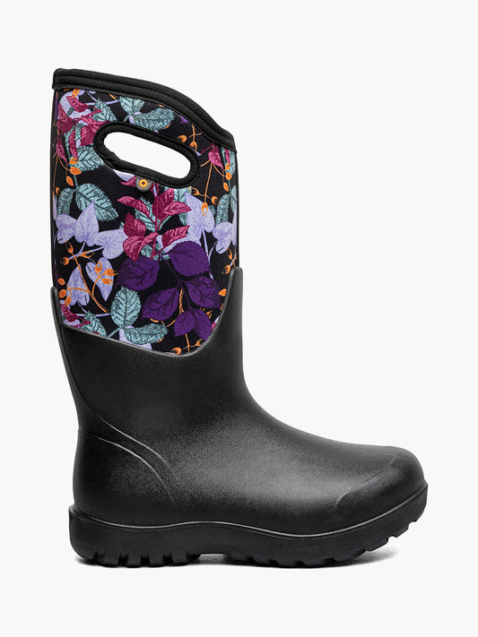 Bogs - Neo-Classic Tall Fall Foliage Boots - Women's - Blk Multi