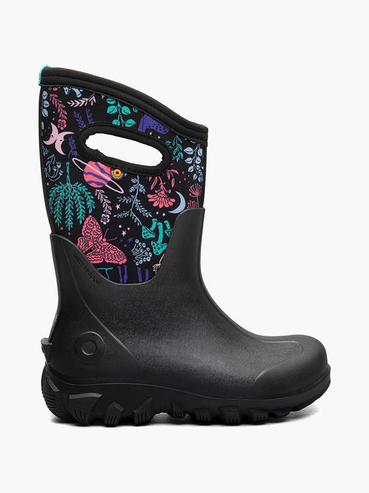 Bogs - Kids' Classic Seamless Cosmic Forest - Black Multi