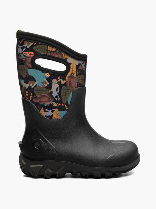 Bogs - Kids' Classic Seamless Yeti - Black Multi