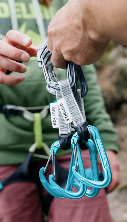 Edelrid - Pure Wire Set Sixpack - Slate/Icemint
