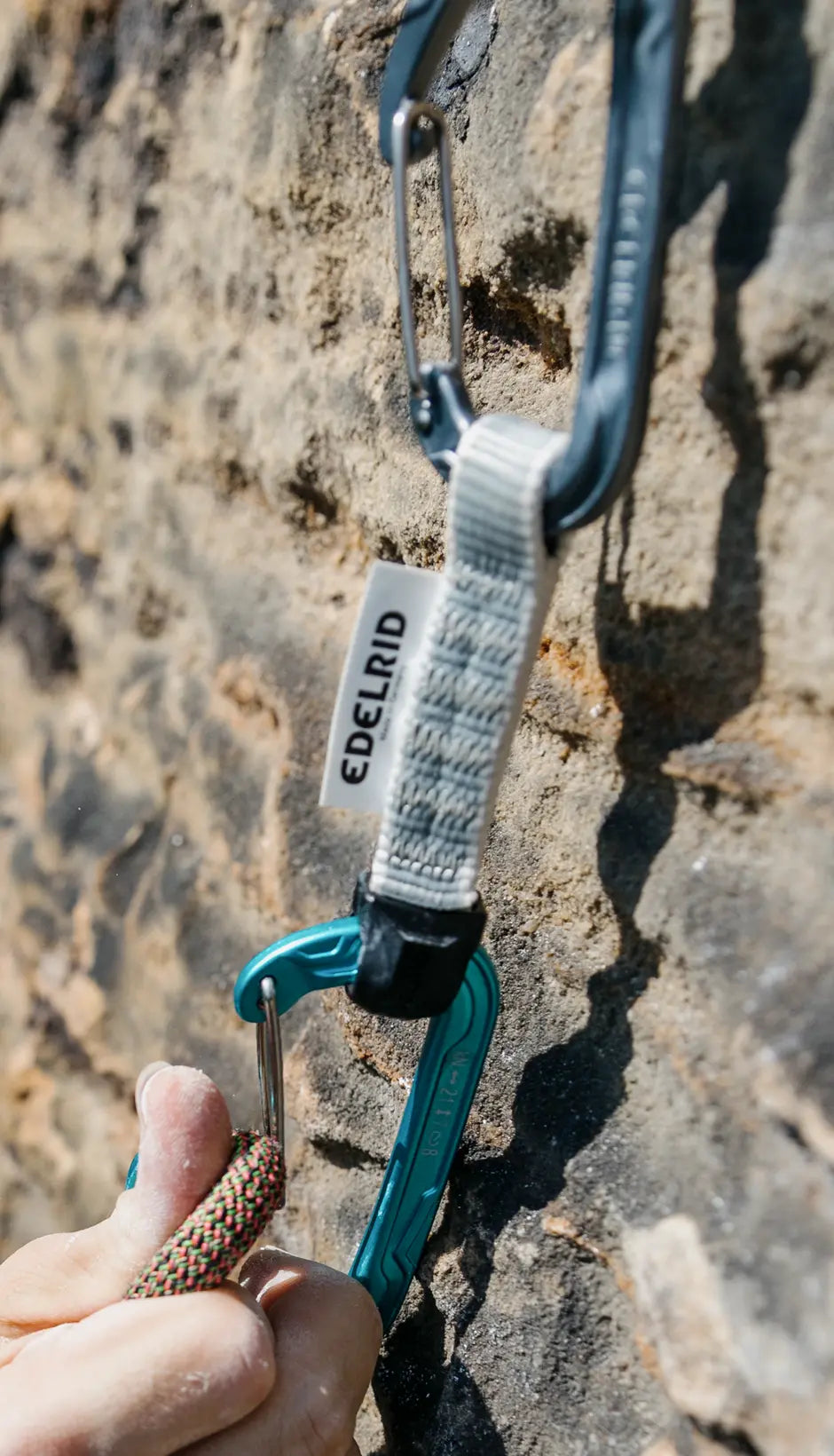 Edelrid - Pure Wire Set Sixpack - Slate/Icemint