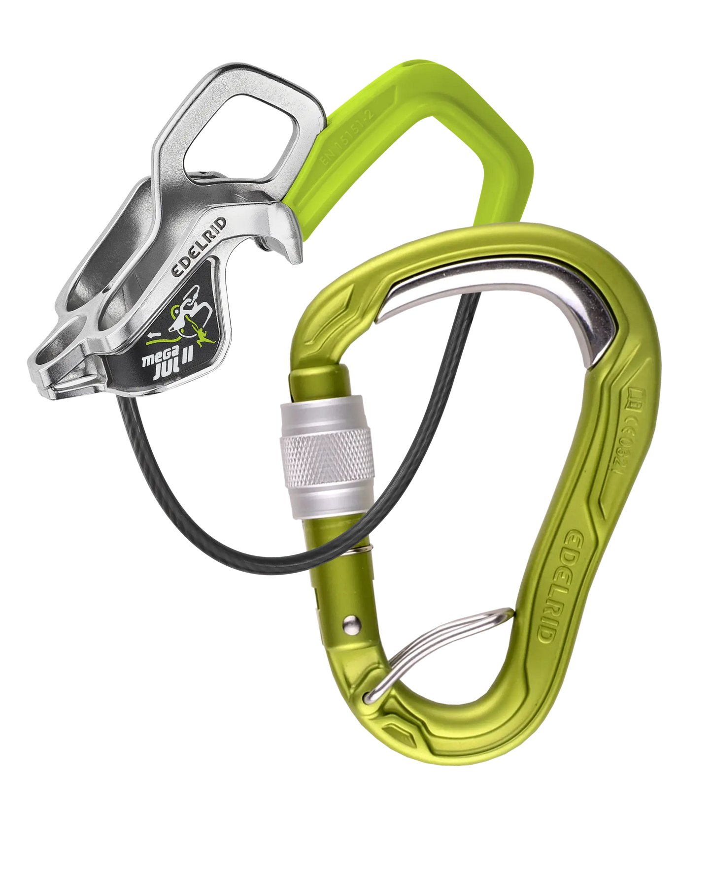 Edelrid - MegaJul Belay Kit + HMS Bulletproof Screw II - Oasis