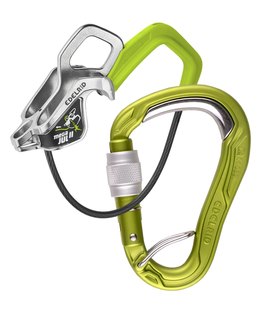 Edelrid - MegaJul Belay Kit + HMS Bulletproof Screw II - Oasis