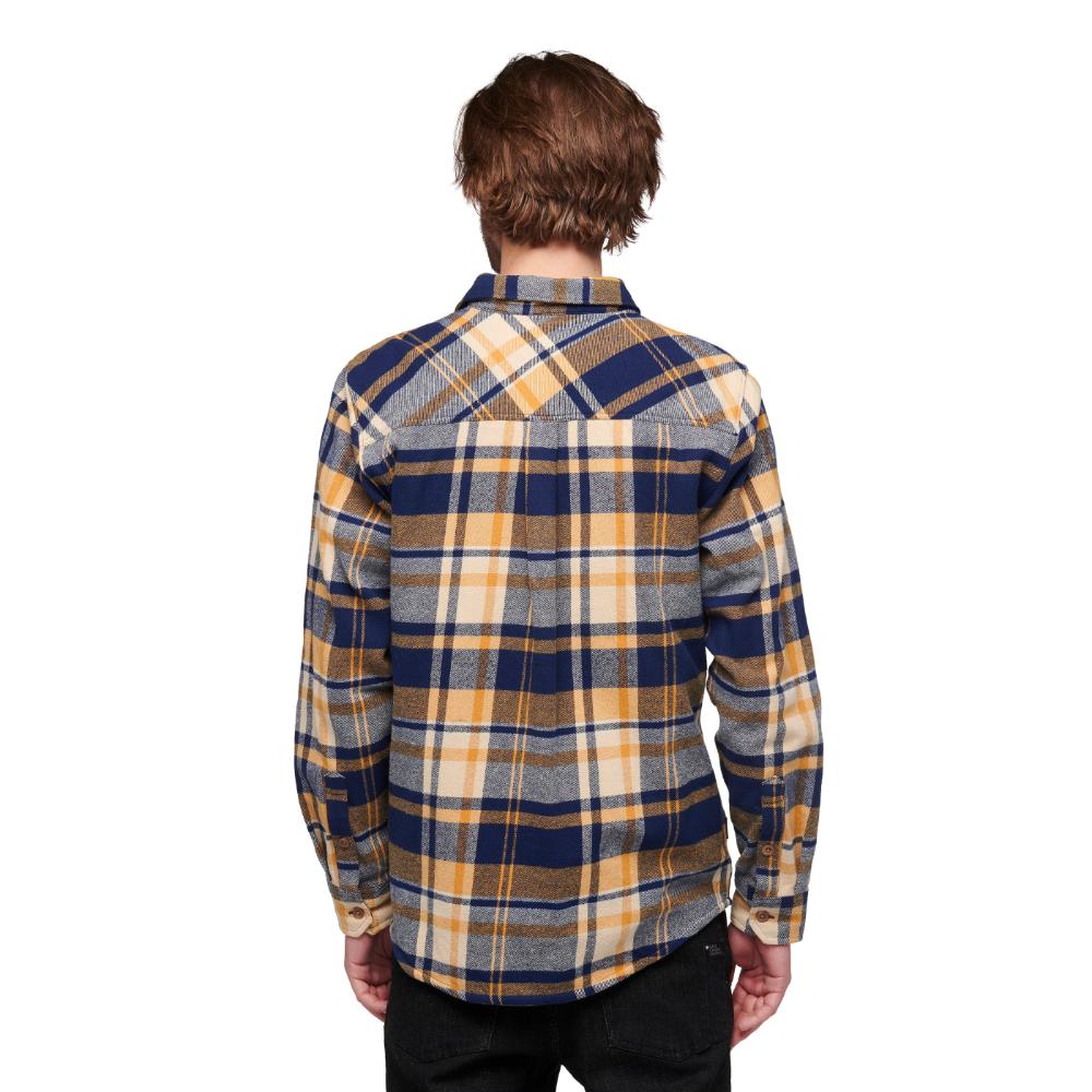 Black Diamond - Project Flannel - Men's - Indigo-Gold Plaid