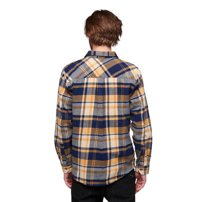 Black Diamond - Project Flannel - Men's - Indigo-Gold Plaid