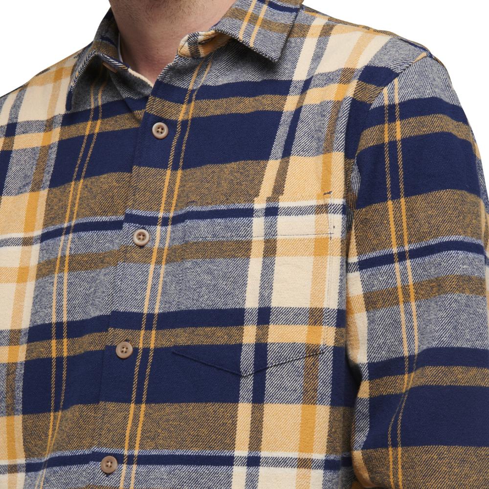 Black Diamond - Project Flannel - Men's - Indigo-Gold Plaid