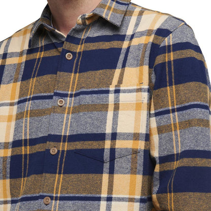 Black Diamond - Project Flannel - Men's - Indigo-Gold Plaid