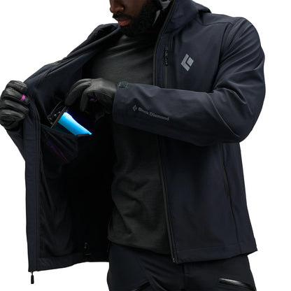 Black Diamond - Mens Dawn Patrol Softshell - Black
