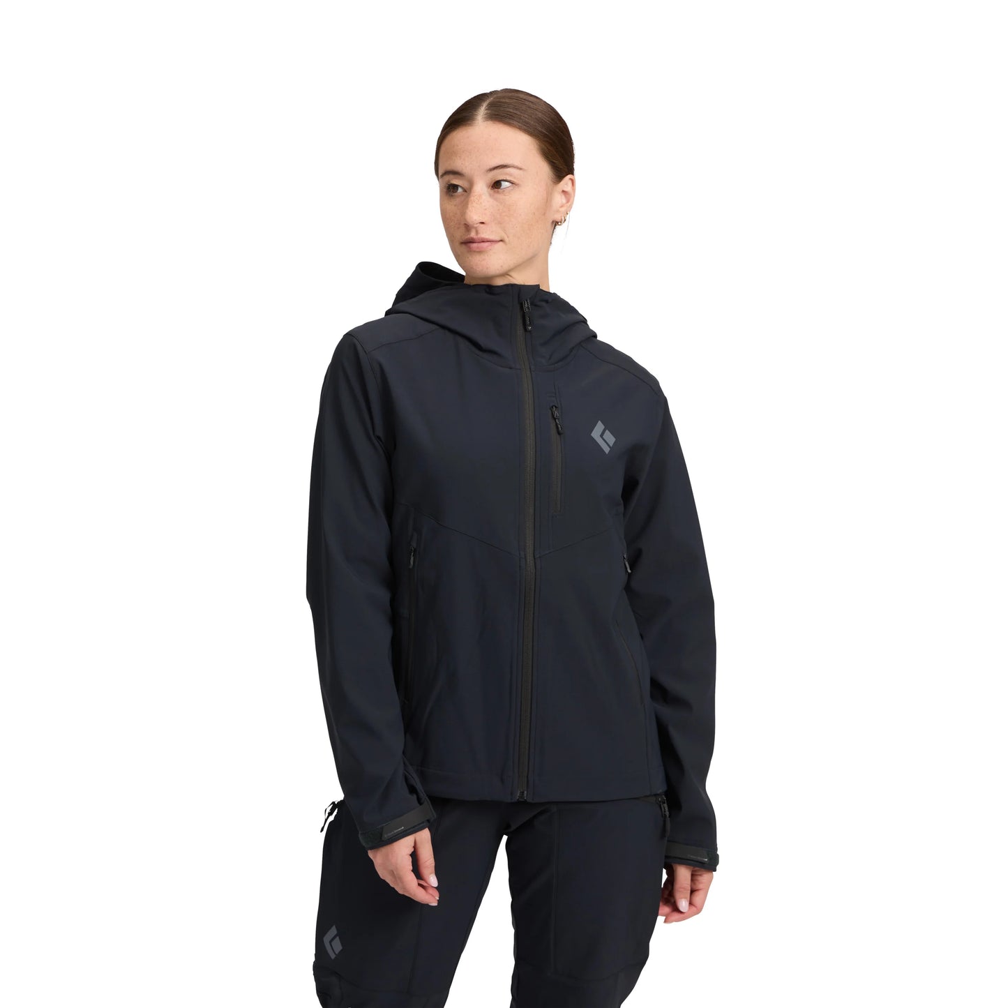 Black Diamond - Womens Dawn Patrol Softshell - Black