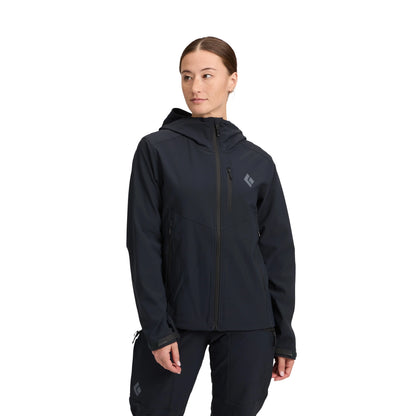 Black Diamond - Womens Dawn Patrol Softshell - Black