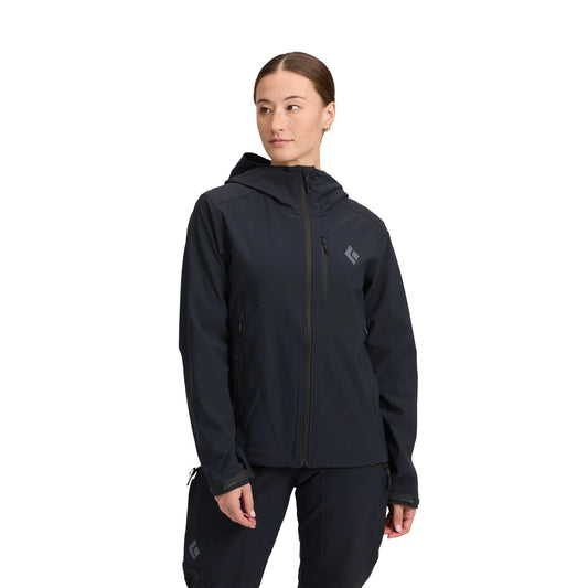 Black Diamond - Womens Dawn Patrol Softshell - Black