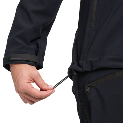Black Diamond - Womens Dawn Patrol Softshell - Black