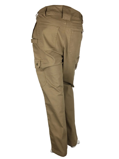 DULUTH TRADING WORK PANTS WOMENS 12 BROWN