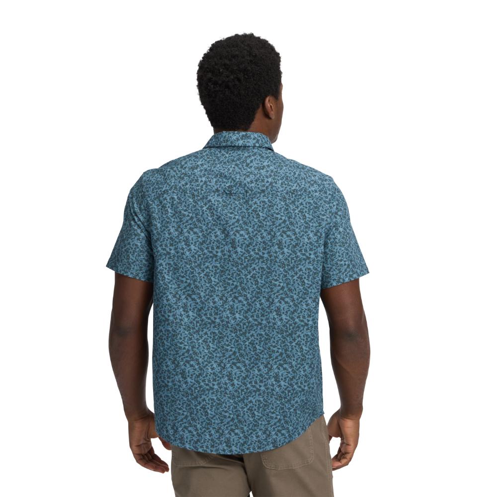Black Diamond - Wingate Short Sleeve Shirt - Men's - Charcoal BD Glyphs