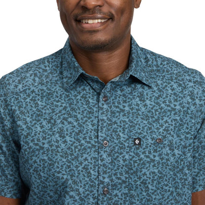 Black Diamond - Wingate Short Sleeve Shirt - Men's - Charcoal BD Glyphs