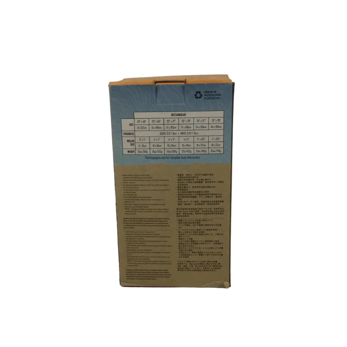 Big Agnes Air Core Ultra Wide/Reg Marigold