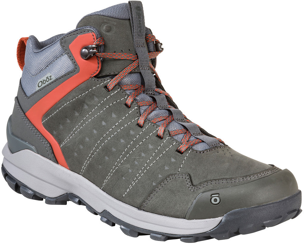 Oboz - Sypes Mid Leather Waterproof - Men's - Cedar Brown