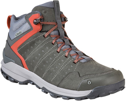 Oboz - Sypes Mid Leather Waterproof - Men's - Cedar Brown