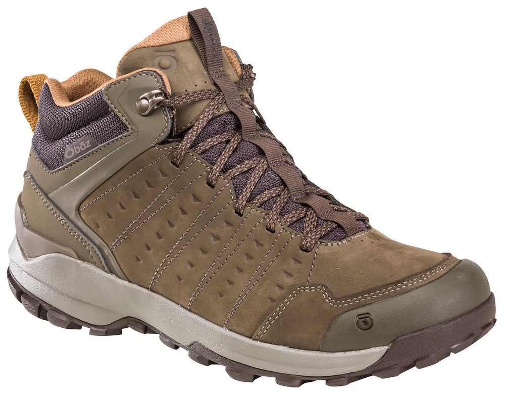 Oboz - Sypes Mid Leather Waterproof - Men's - Cedar Brown