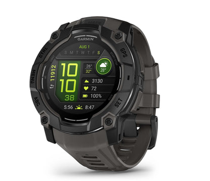 Garmin - Instinct 3 - 50mm AMOLED - Black/Charcoal