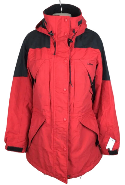 LL BEAN INS WINTER JKT WMN LGP RED/BLK