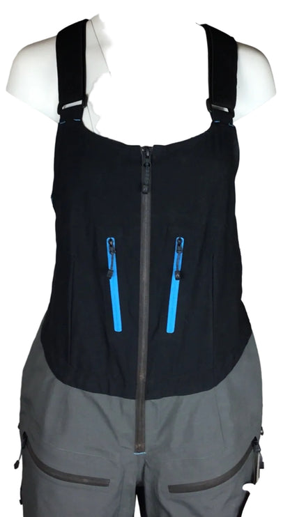 FIRST ASCENT FINE LINE BIBS W LG GREY