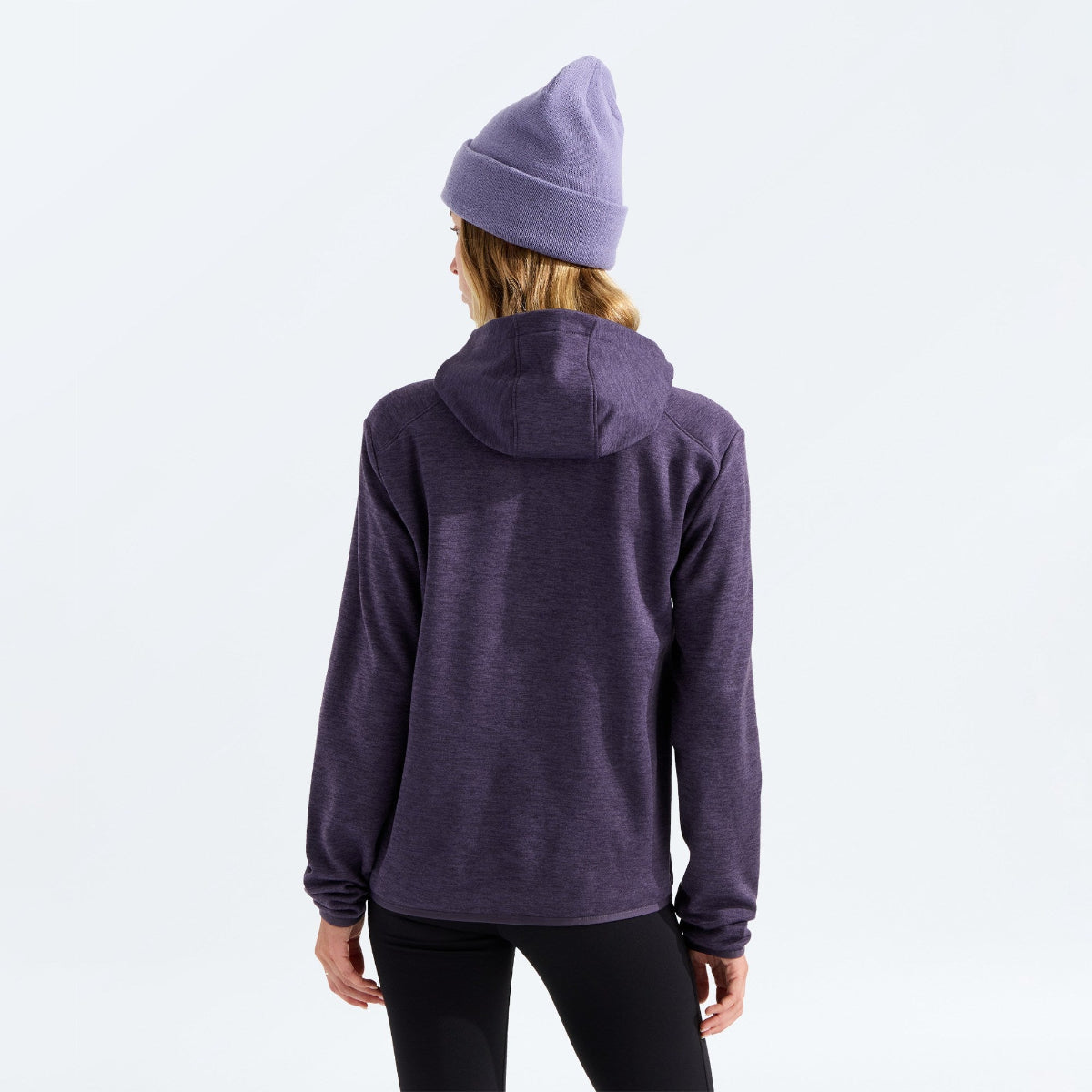 The North Face - Women's TNF Performance Fleece Full Zip Hoodie - Endless Dusk Dark Heather/Grounded Plum