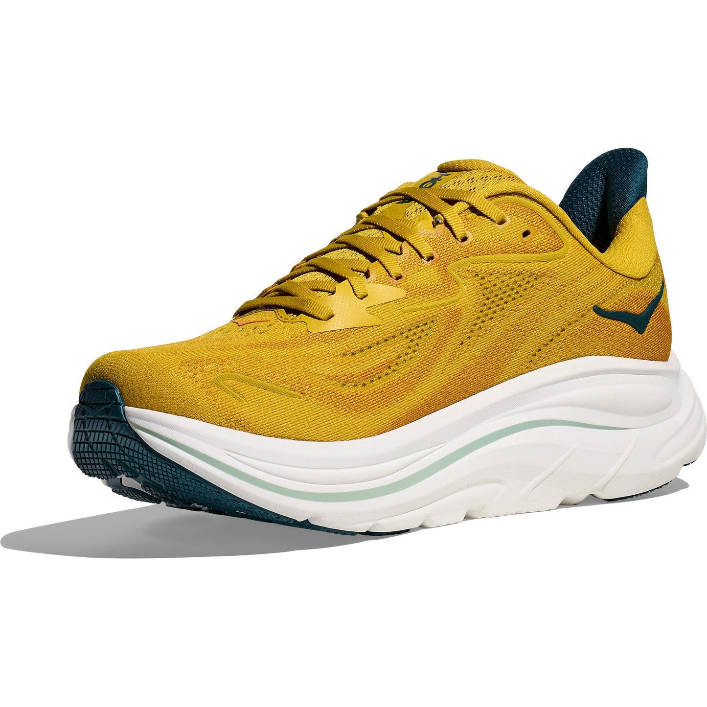 Hoka - Clifton 10 - Men's - Yellow Gold/Tidal Wave