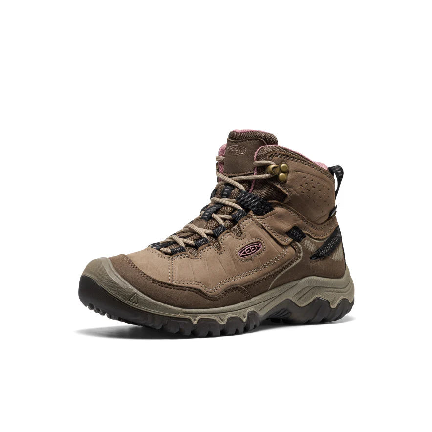 Keen - Women's Targhee IV Mid Wp - Brindle/Nostalgia Rose