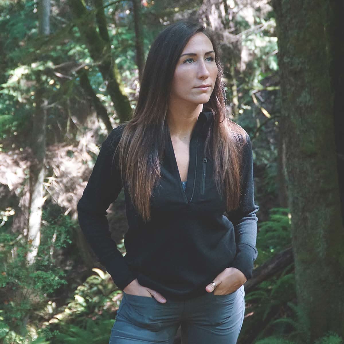 Minus 33 - Wilderness Women's 1/4 Zip - Black