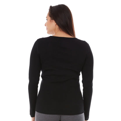 Minus 33 - Womens Ossipee Midweight Crew - Black
