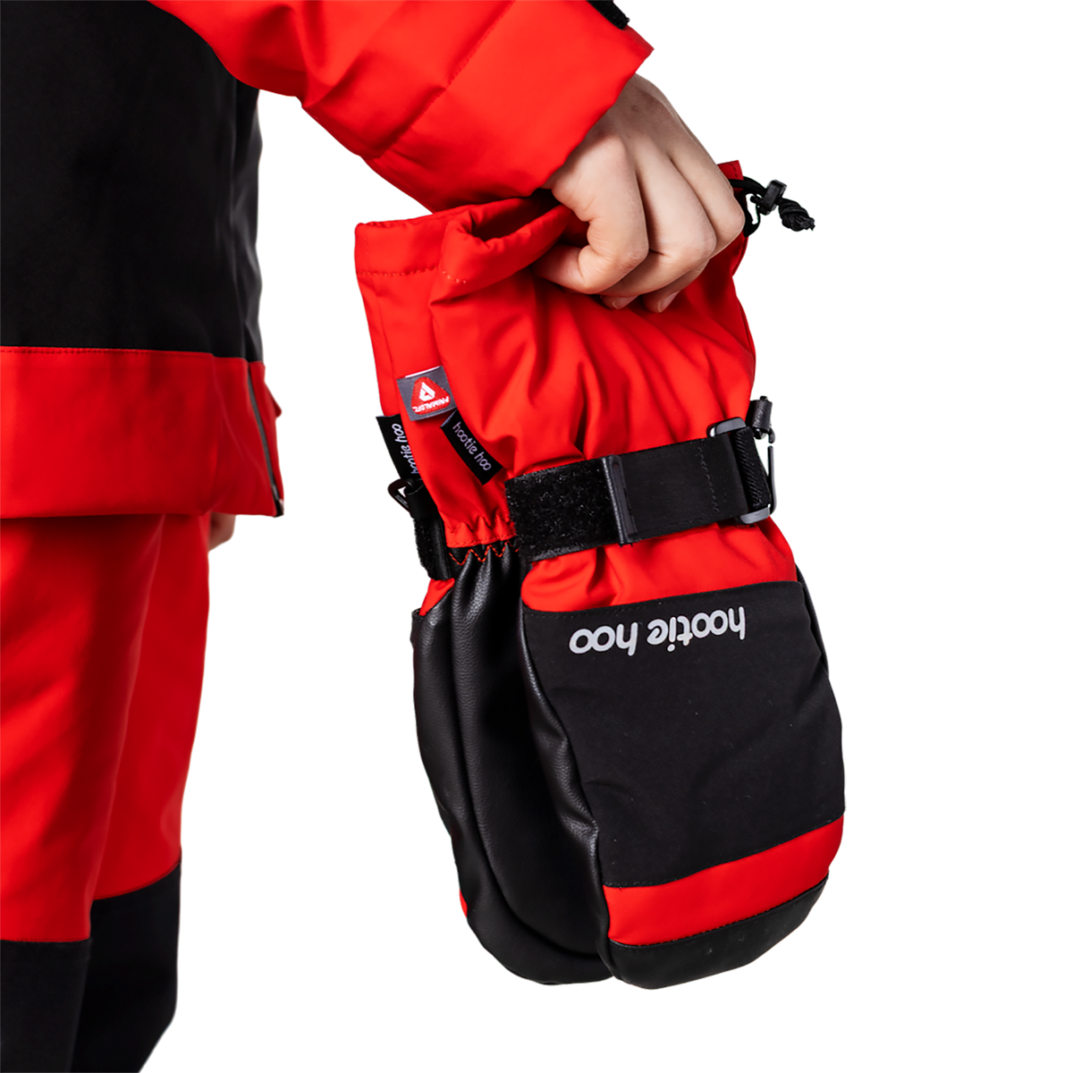 Kids Bearclaw Mittens - True Red/Raven Black