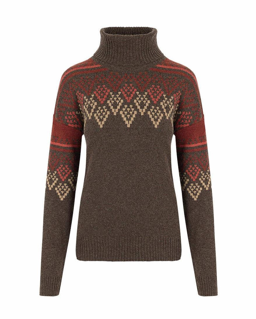 Sherpa - Azha Roll Neck Sweater - Women's - Cappuccino